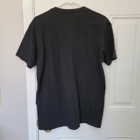 Killer Acid Black Graphic Print T Shirt Neon Please Prevent Bad Vibes Size L - Picture 4 of 7